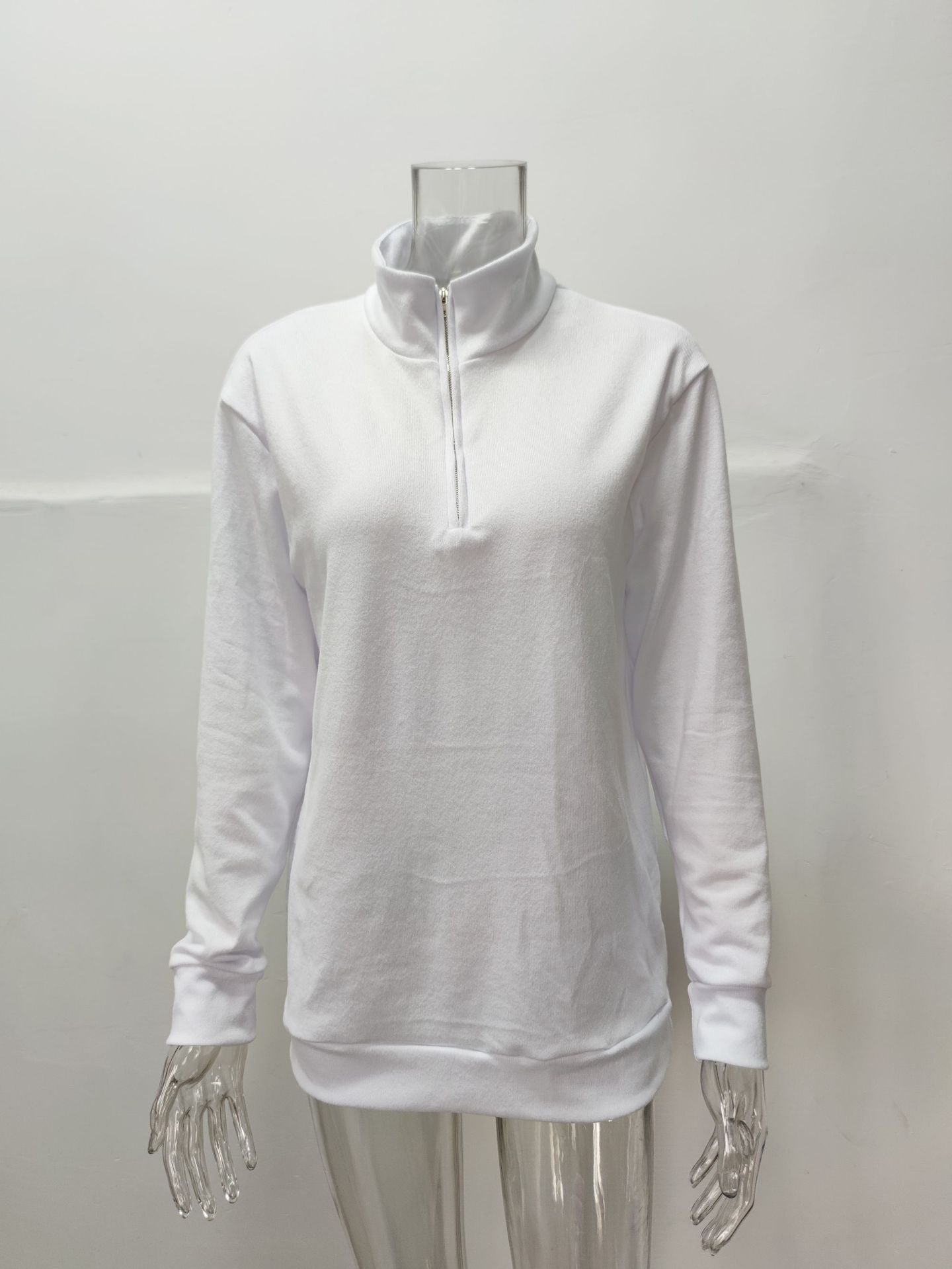 Men's Autumn Long Sleeve V-Neck Zipper Casual Top 27