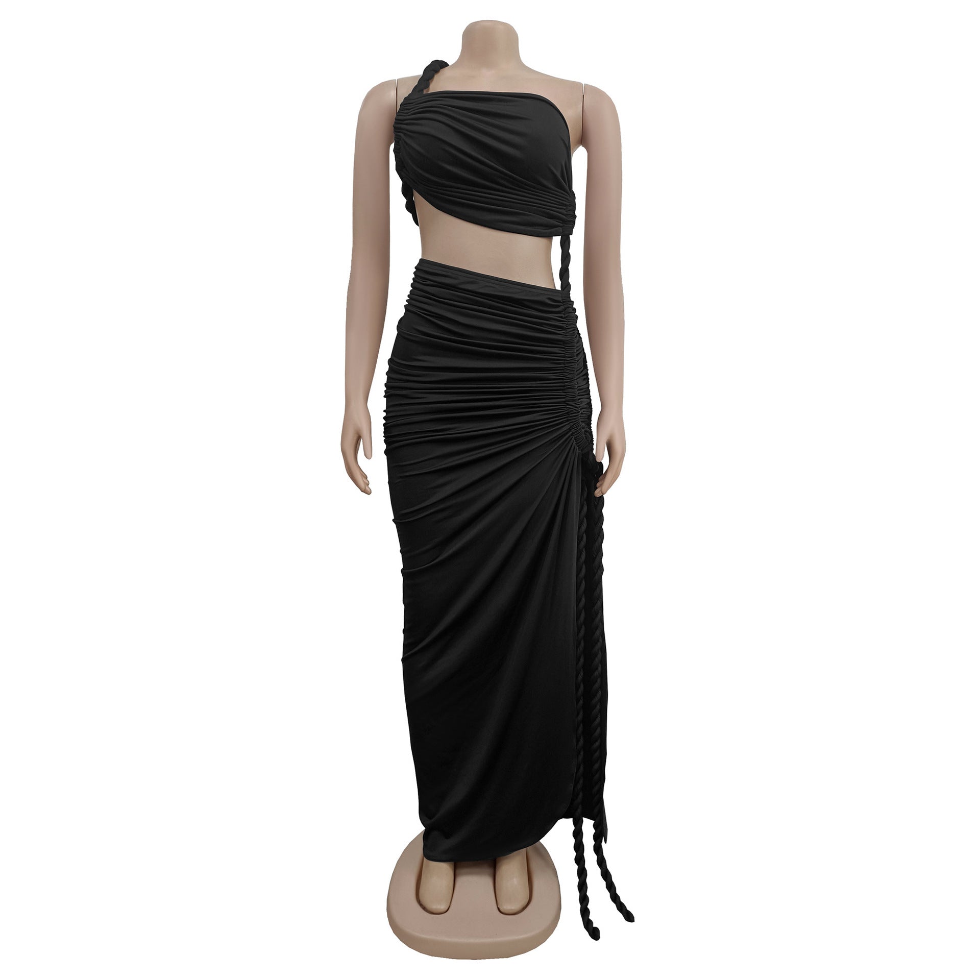 Women Summer Bodycon Slit Side Sexy Maxi Dress 18