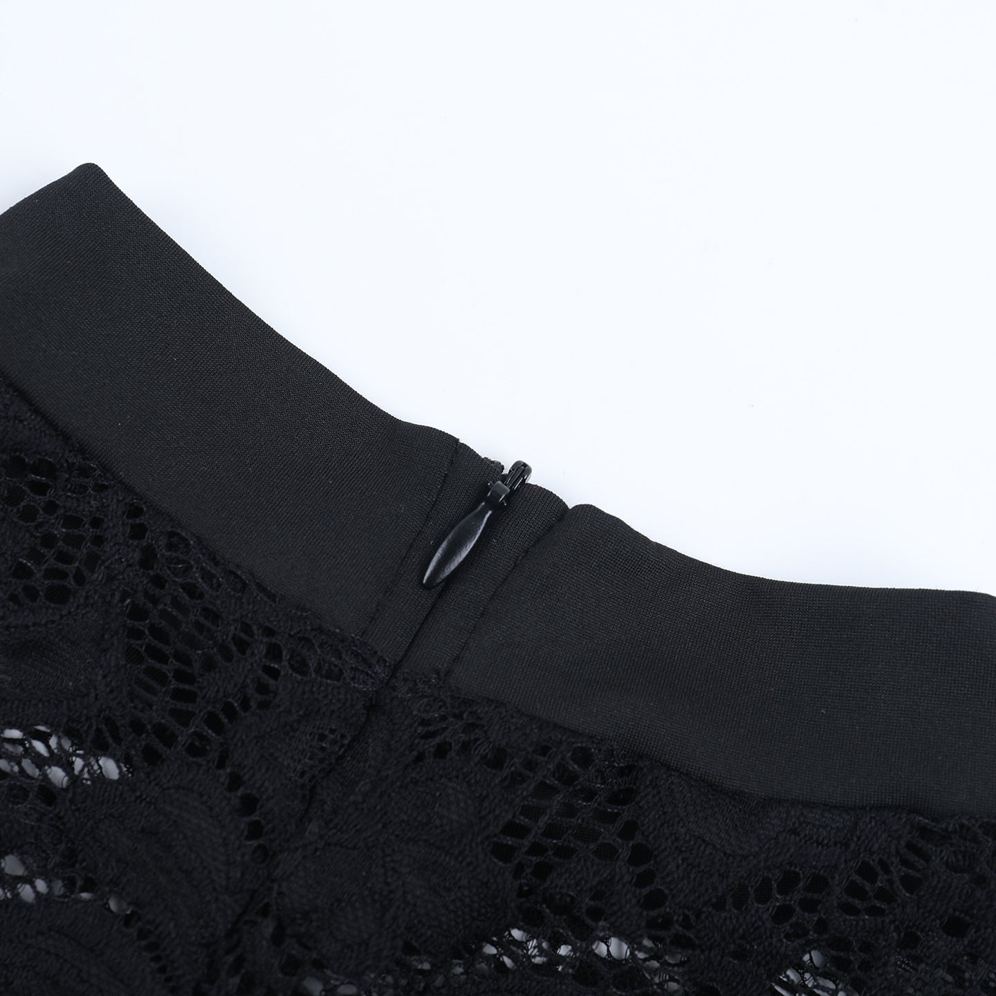 Women Fall Sexy See-Through Cutout Round Neck Long-Sleeved Bodycon Dress 19