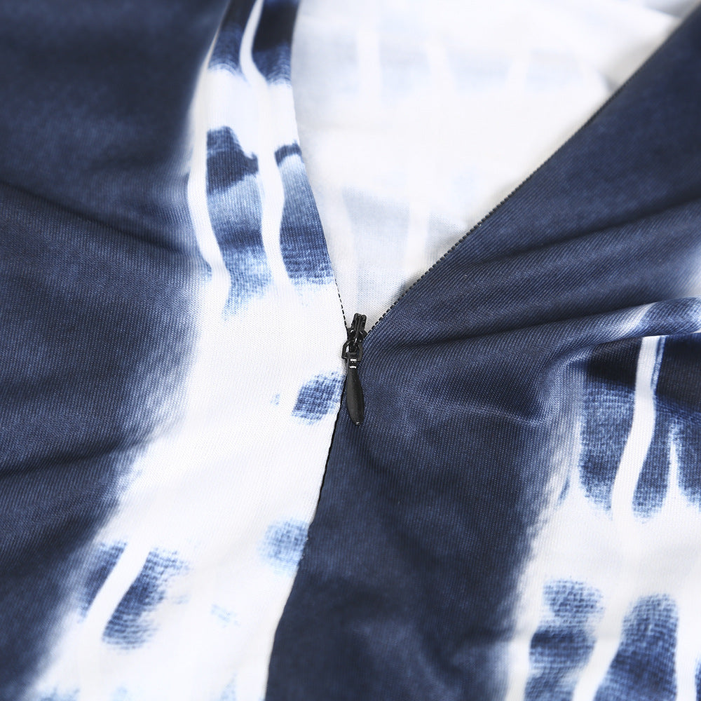 Women's Print Halter Neck Backless Maxi Dress 17