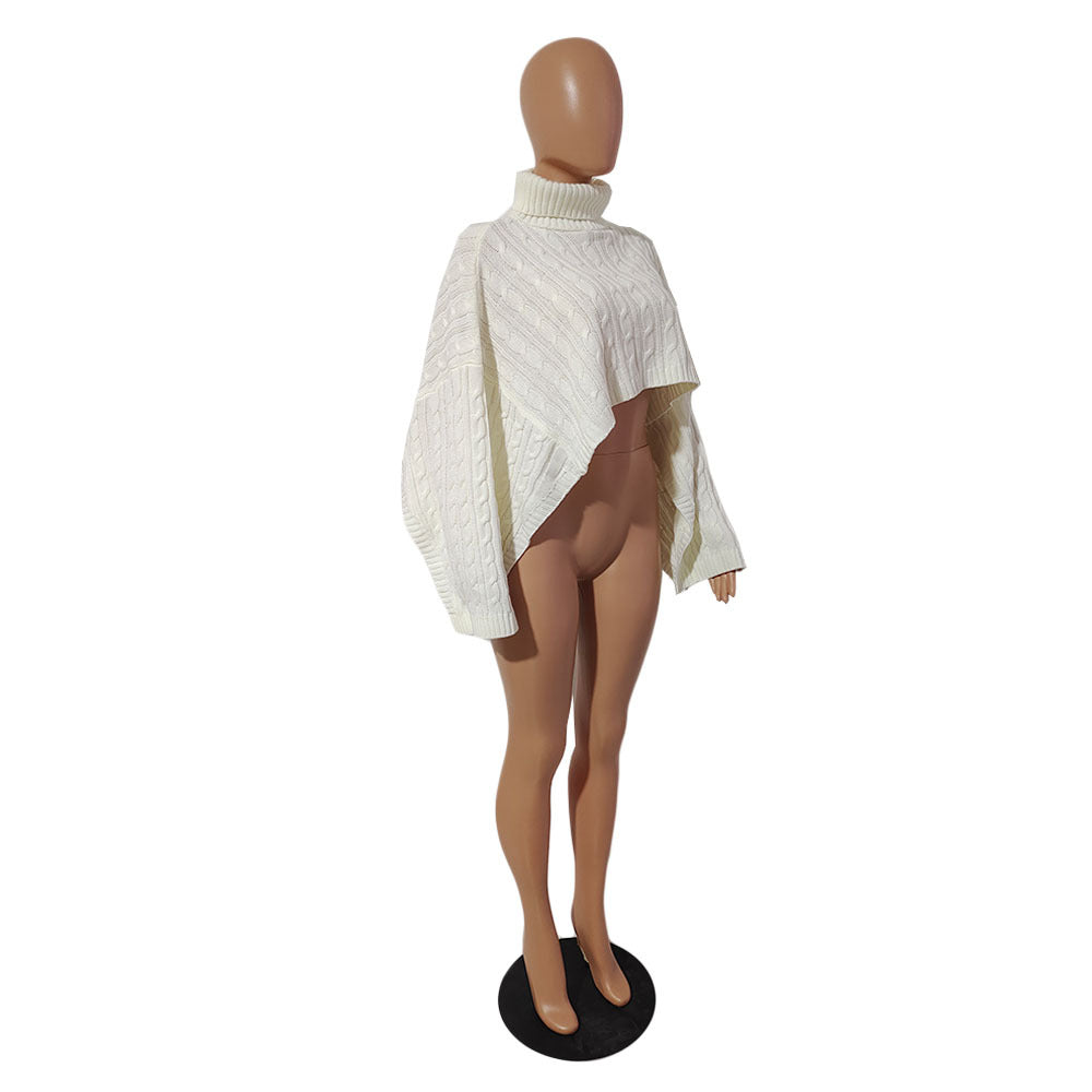 Women'S Shawl Loose Fashion Style Cropped Sweater Top 15