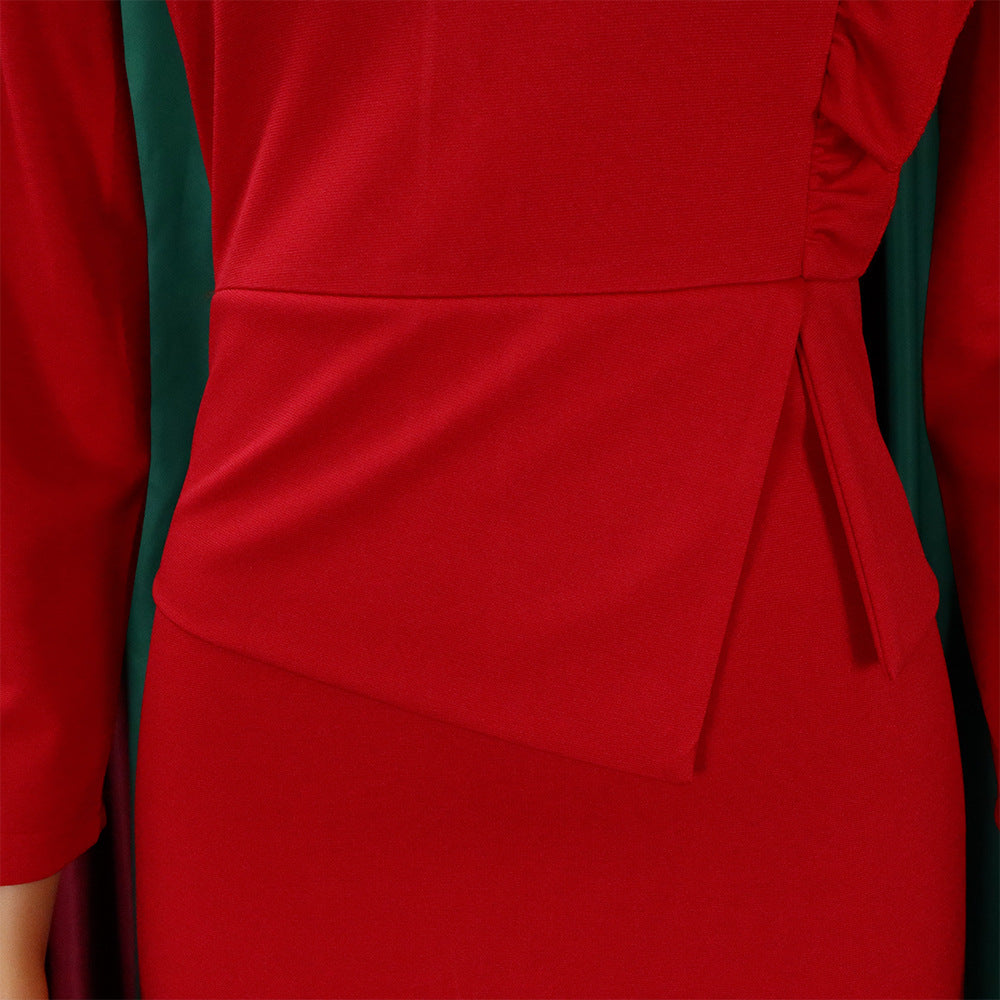 Spring Chic Slim Pencil Skirt Fashion Bodycon Africa Plus Size Dress 31