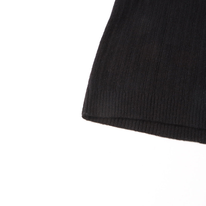 Women Autumn Trend Irregular Off Shoulder Loose Casual Knitting Shirt Long Sleeve Sweater 22