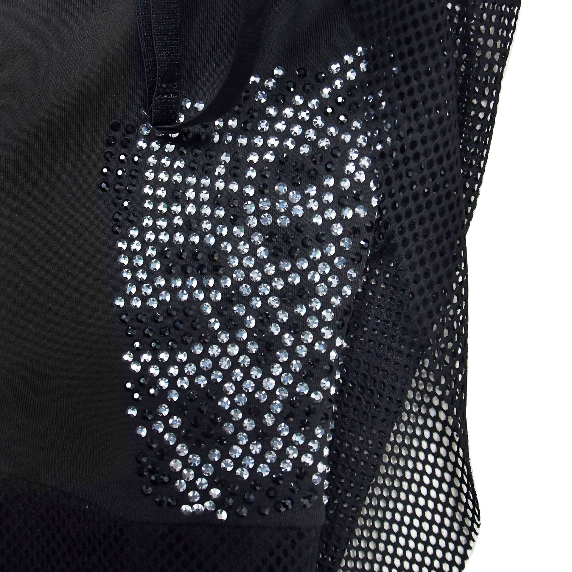 Fashion Women's Sexy Mesh Beaded strap Long Dress 14