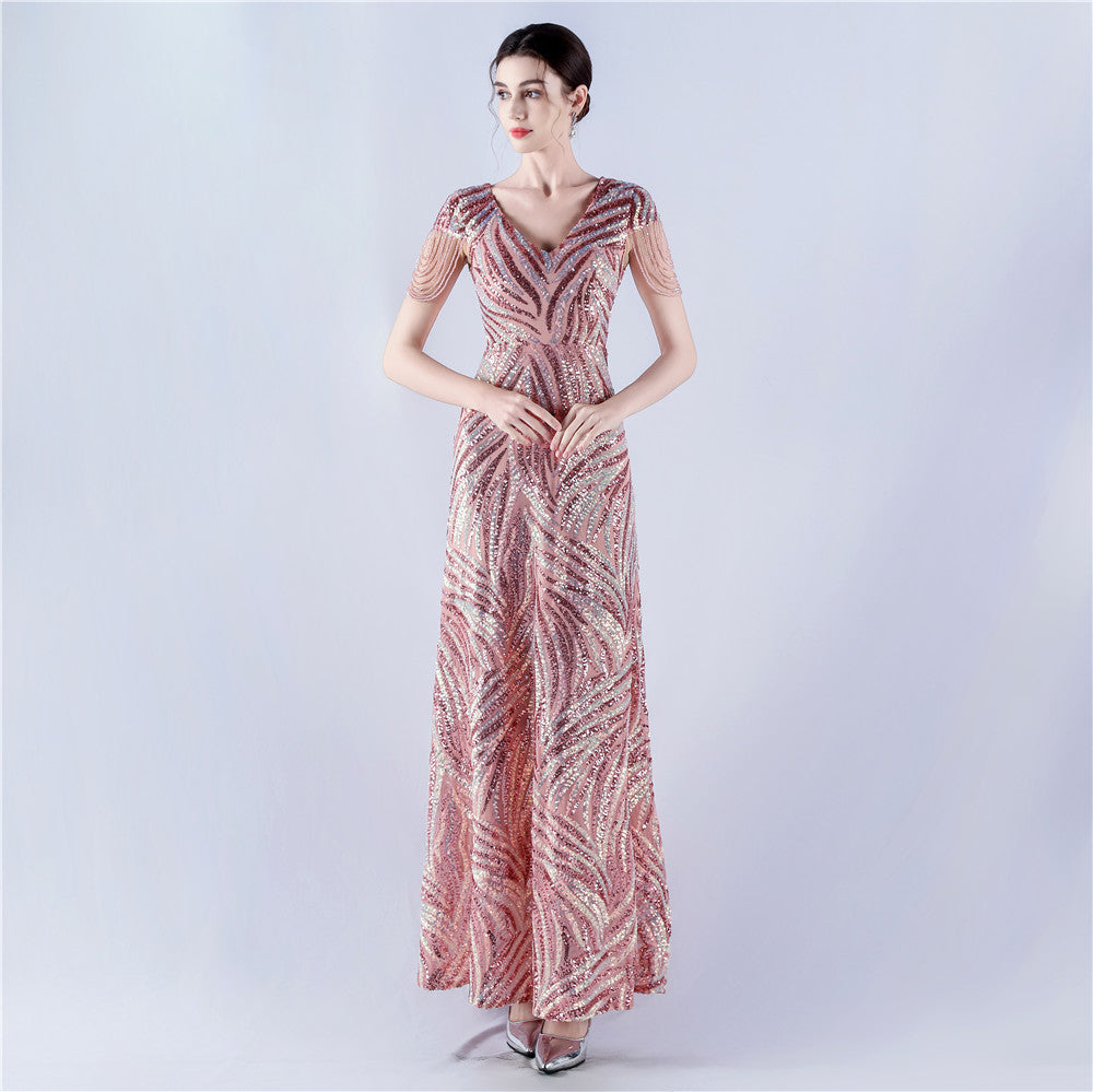 Plus Size Women Sequin Formal Party Evening Dress 20