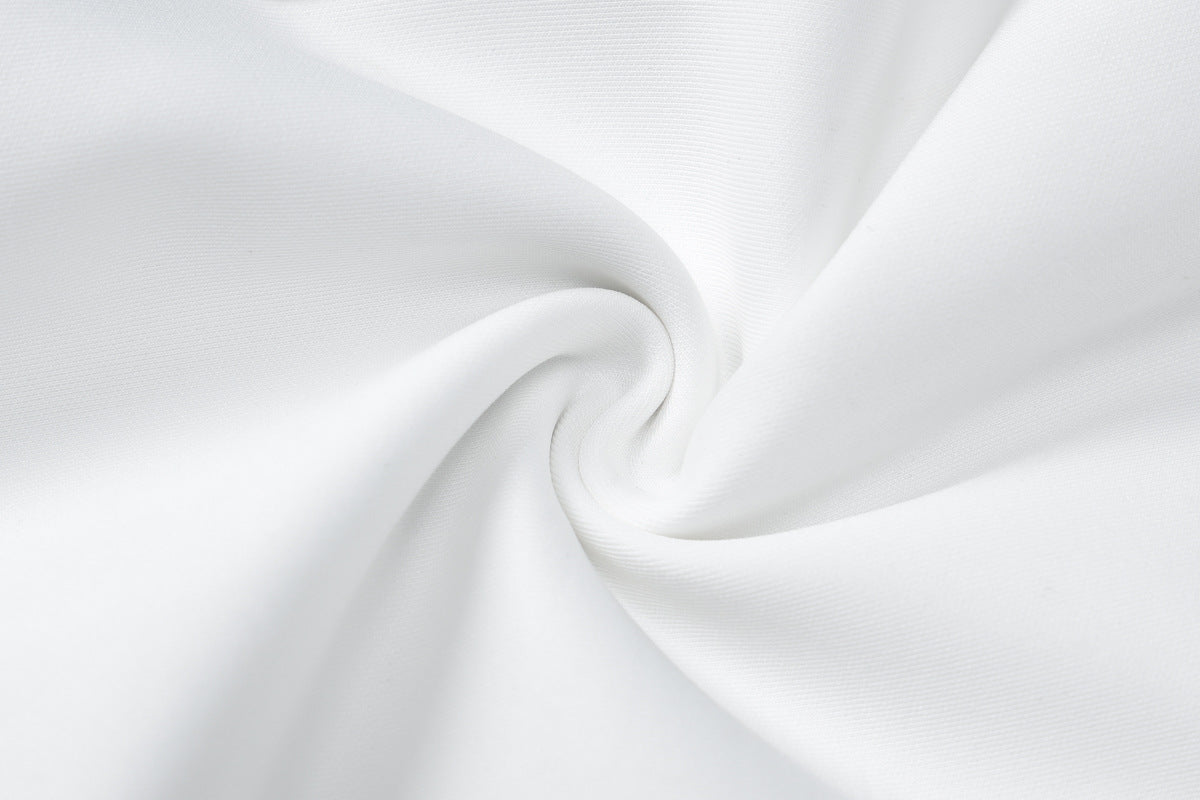 Women Solid Long Sleeve Pleated Sexy V Neck Blazer Dress 17