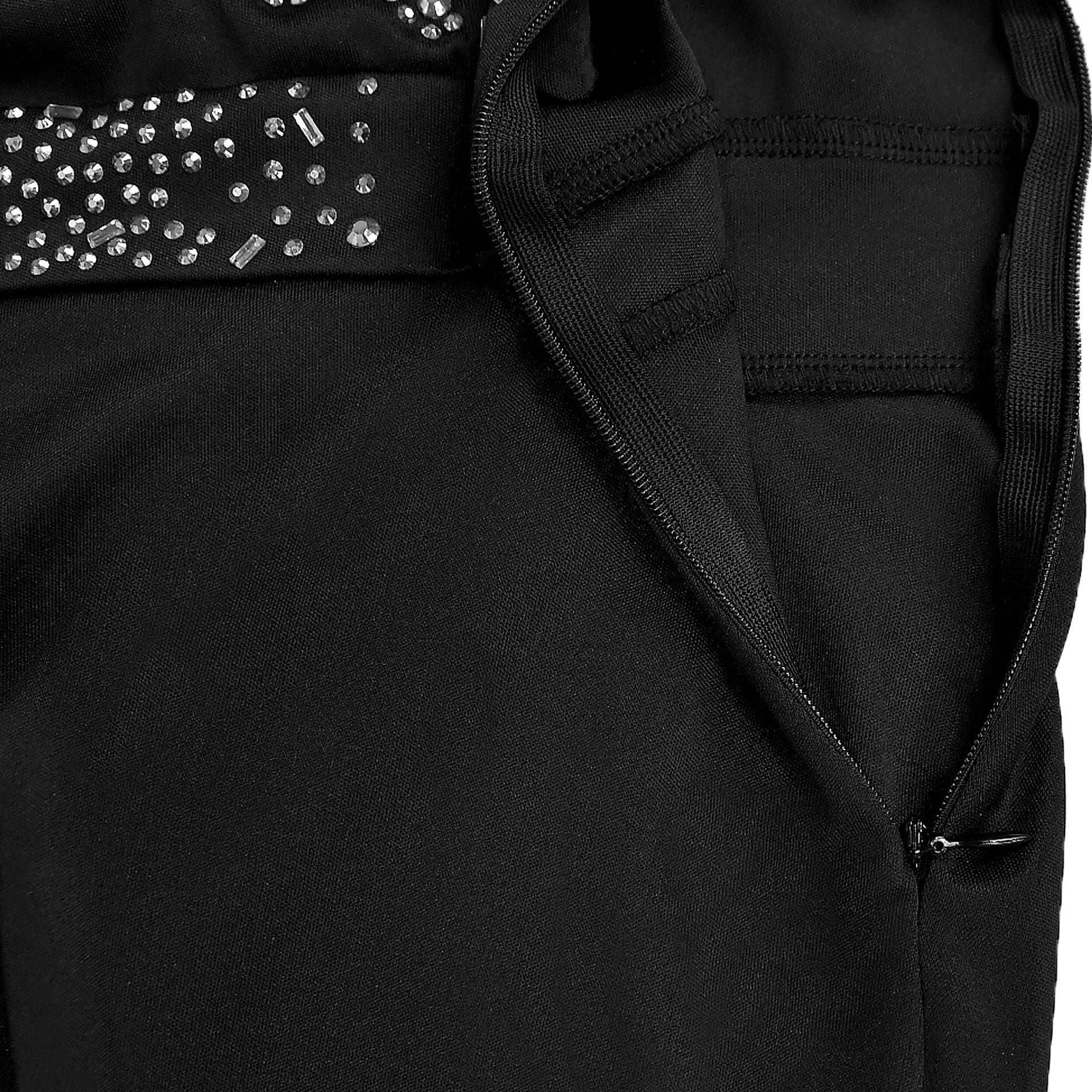 Women's Chic Elegant Beaded Half Sleeve V-Neck Fashionable Dress 19