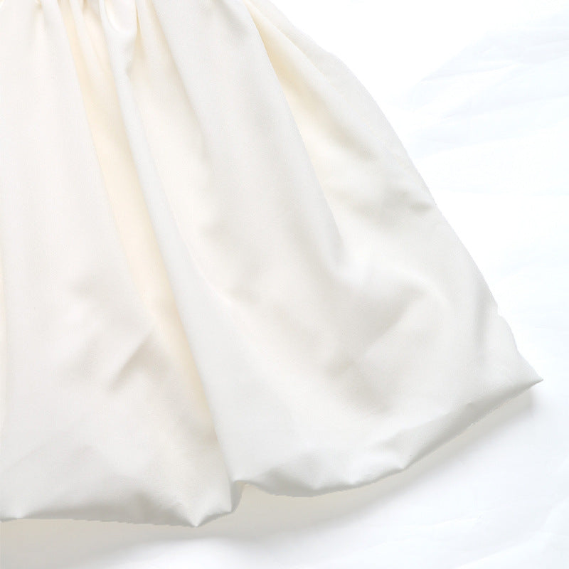 Summer Women's Turndown Collar Textured Mini Dress 6