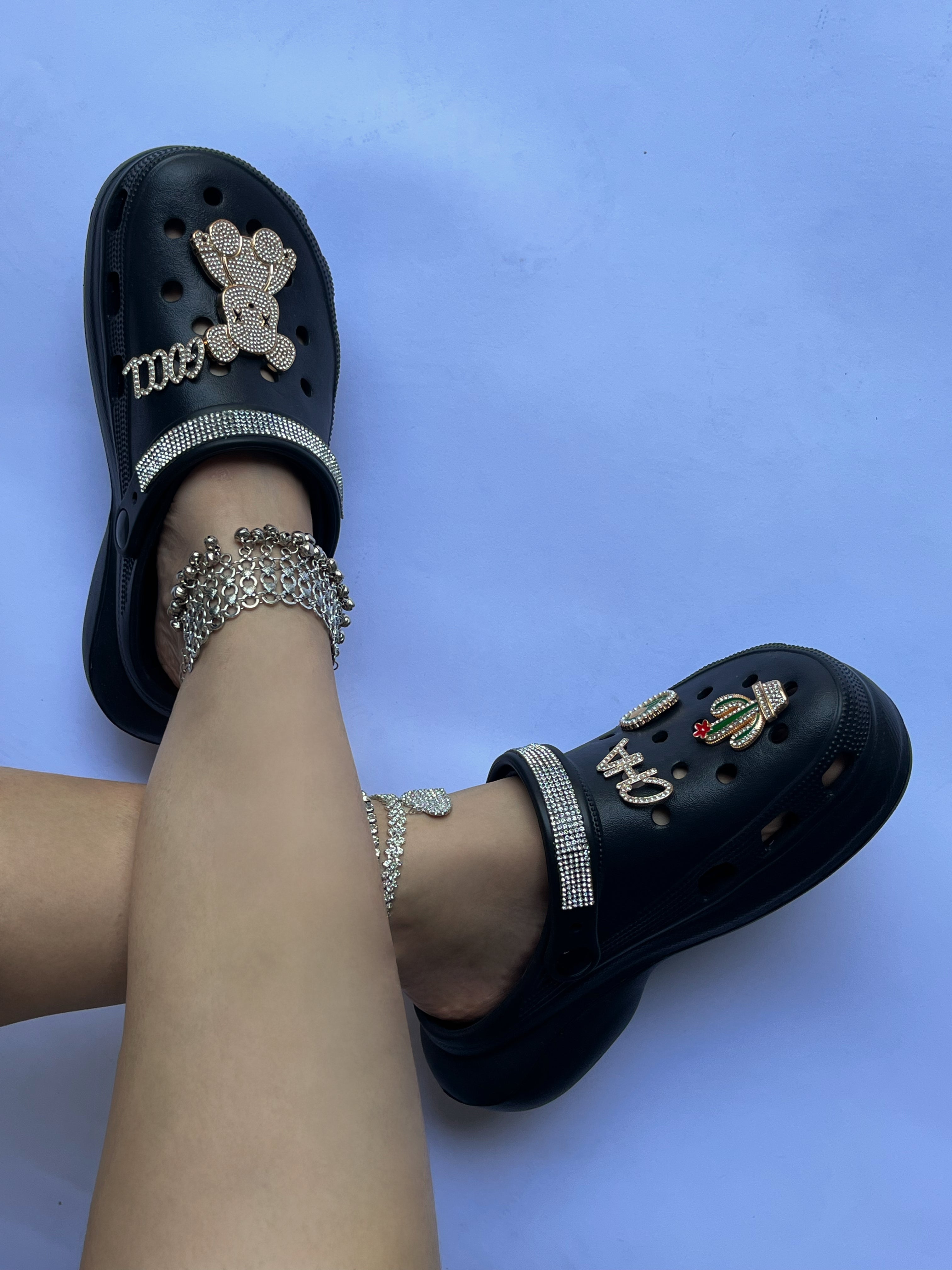 Cactus accessories high-heeled hole shoes women's summer slope heel thick bottom hole shoes women's shoes 14