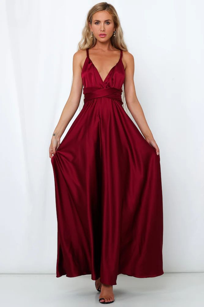 Women V Neck Solid Formal Party Evening Dress 4