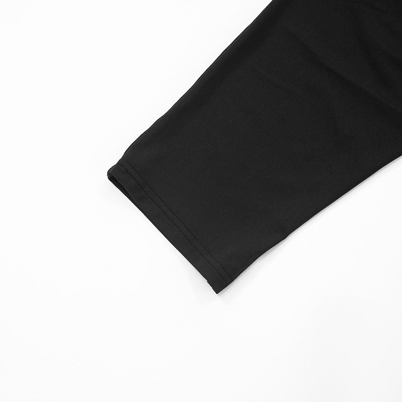 Women Spring and Summer Solid Halter Neck V Neck Backless Jumpsuit with Tie 20