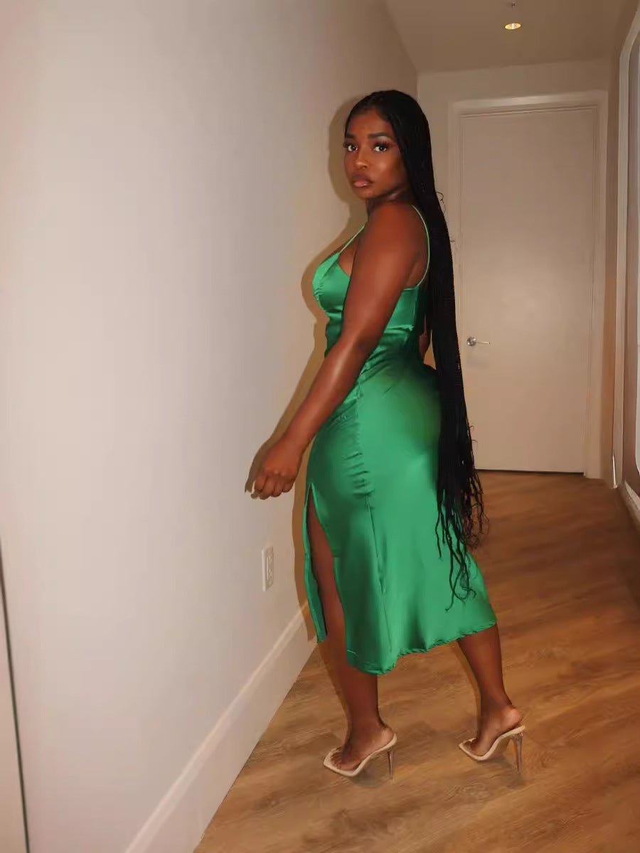 Women Casual Slit Dress 5