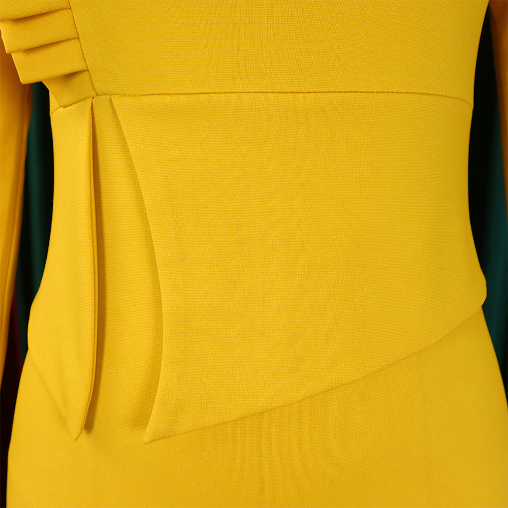 Women's Fall/Winter Chic Elegant Office African Dress 25