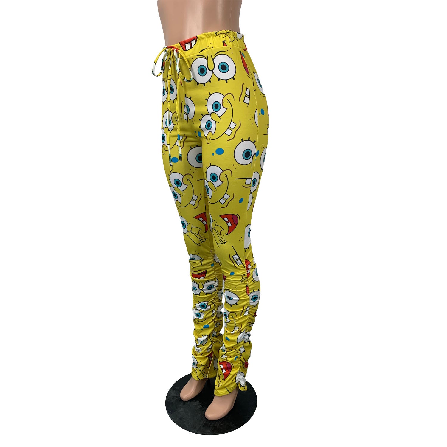 Women Casual printed pleated trousers 31