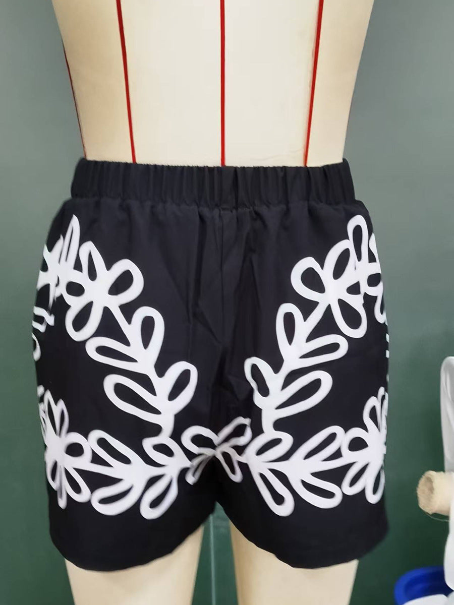 Chic Vest & Shorts Summer Holiday Two-Piece Set 11