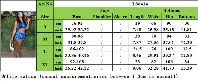 Women's Spring And Summer Style Slim-Fitting Strapless Velvet Crop Top Shorts Two-Piece Set 8