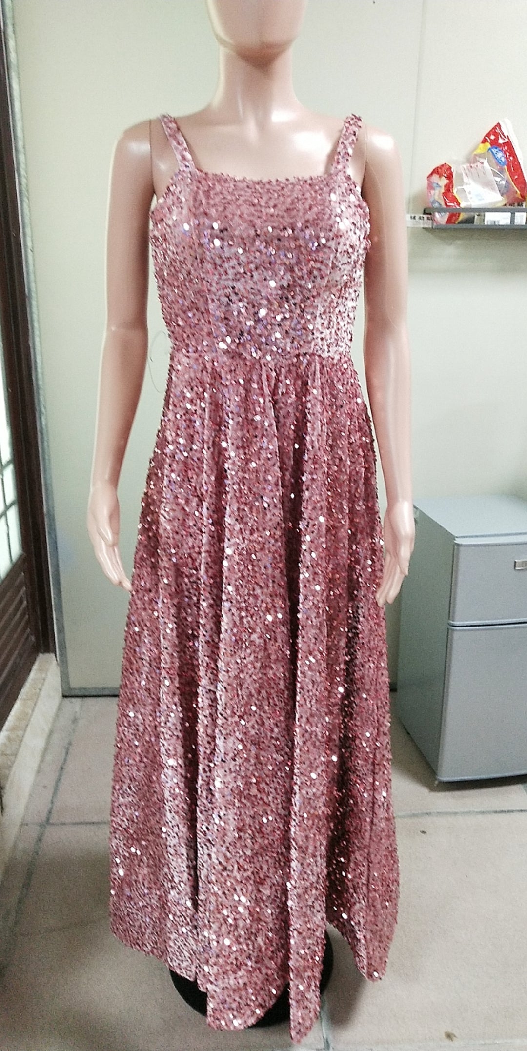 Luxury Sequin Prom Dress Side Slit Glitter Long A Line Formal Party Evening Dress(process time 3-7days) 40