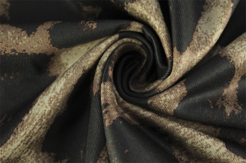 Women's Summer Sexy Leopard Print Slit Strap Maxi Dress 13