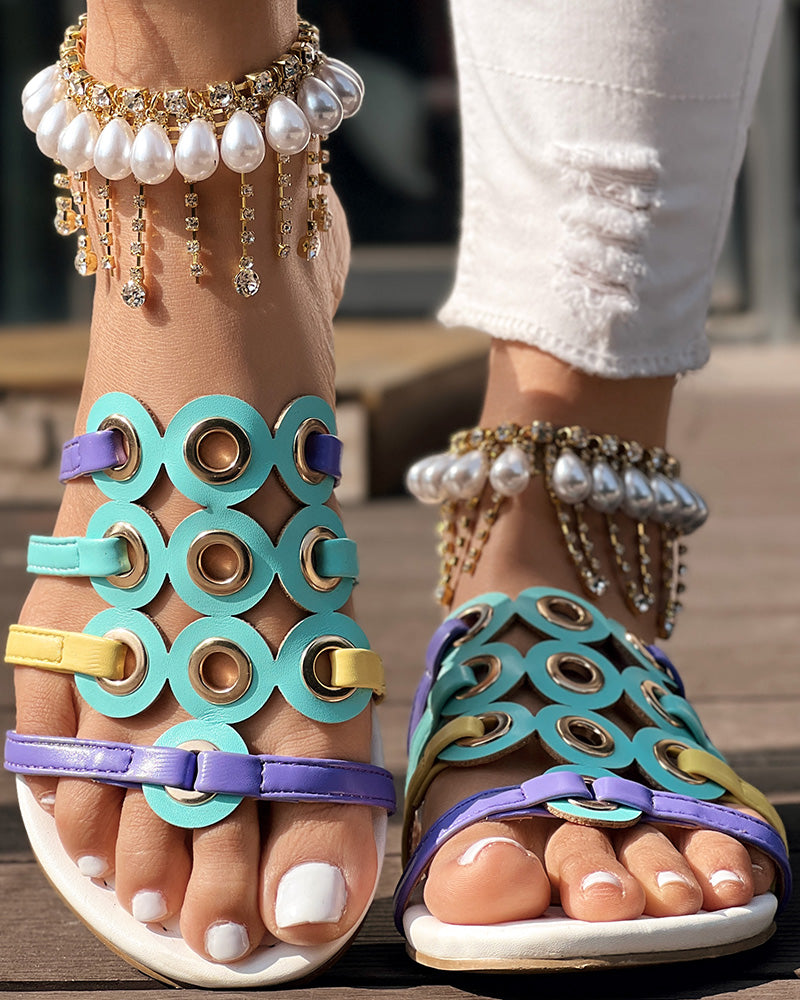 Women's Flat Hollowout Beach Sandals