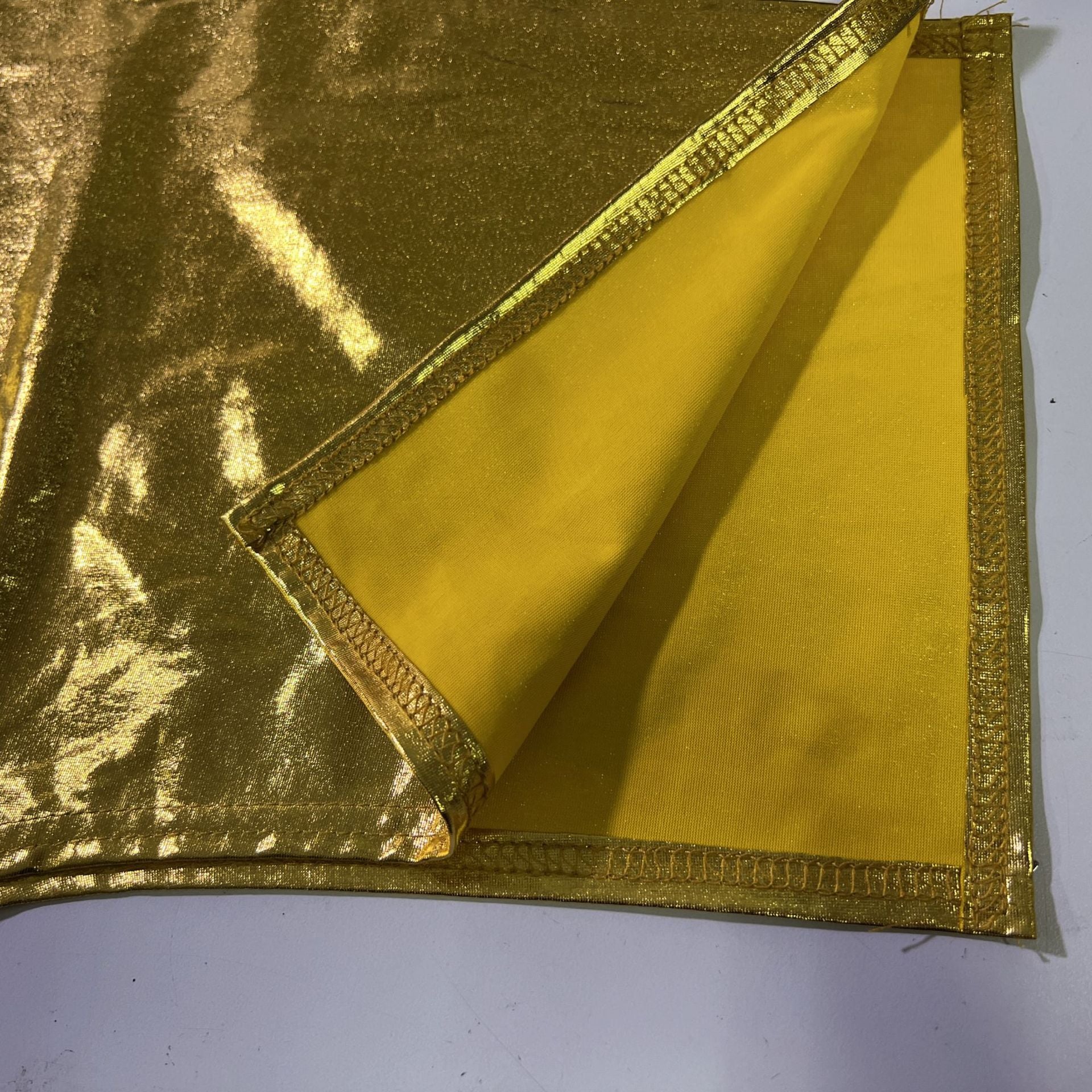 Women autumn shiny strapless sexy bodycon irregular strap Dress 13