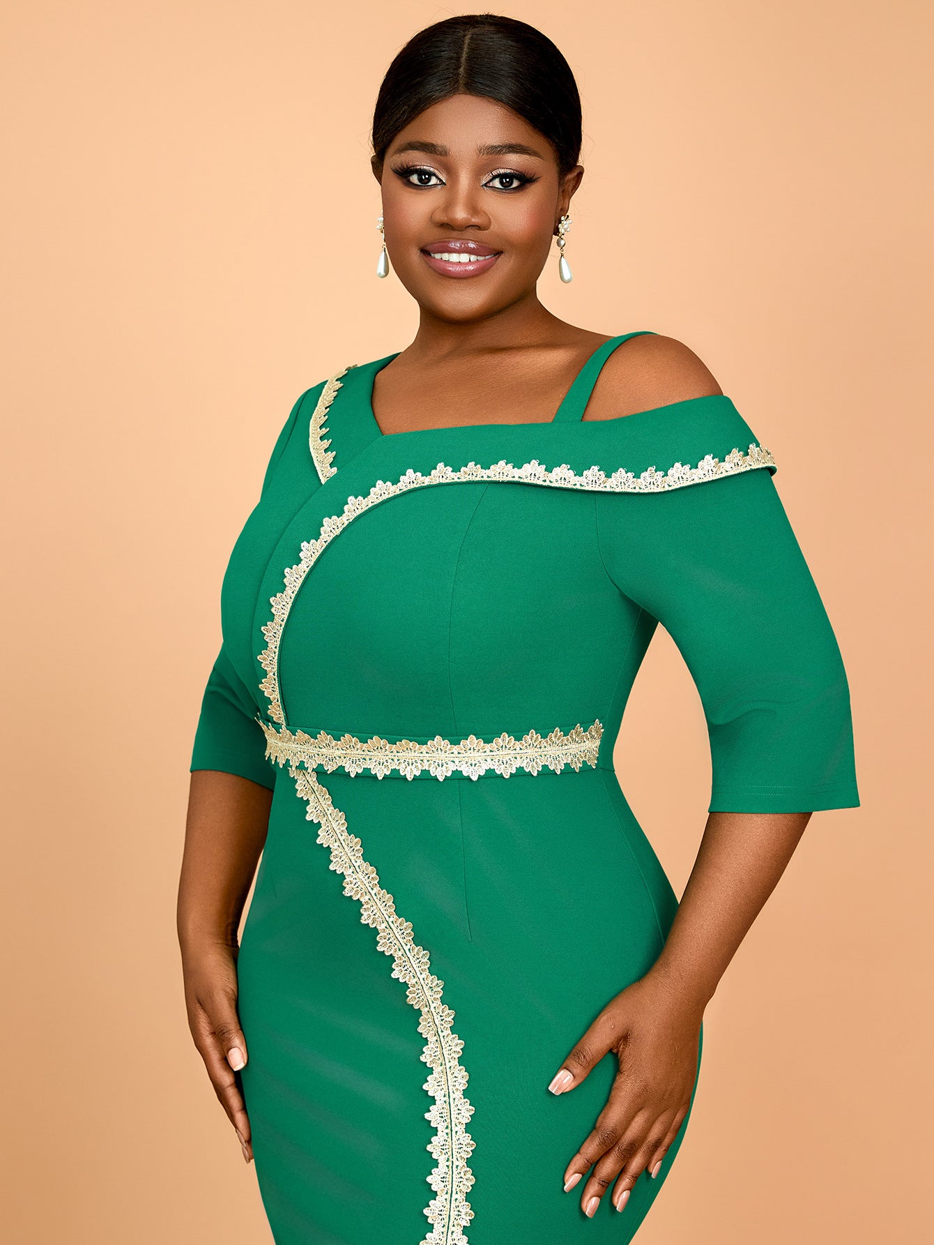 Women Sexy One Shoulder Off Shoulder Party Formal Party Dress 7