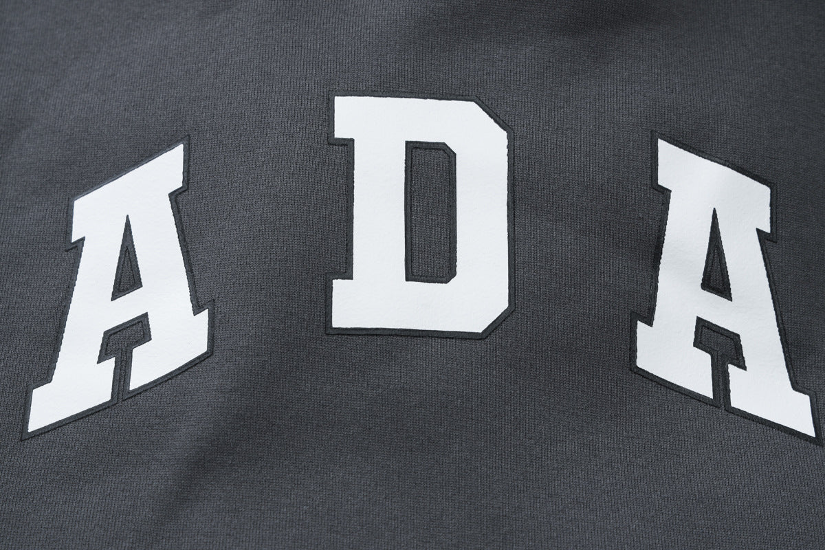 Women Winter Letter Print Long Sleeve Hoodies And Shorts Two-piece Set 16