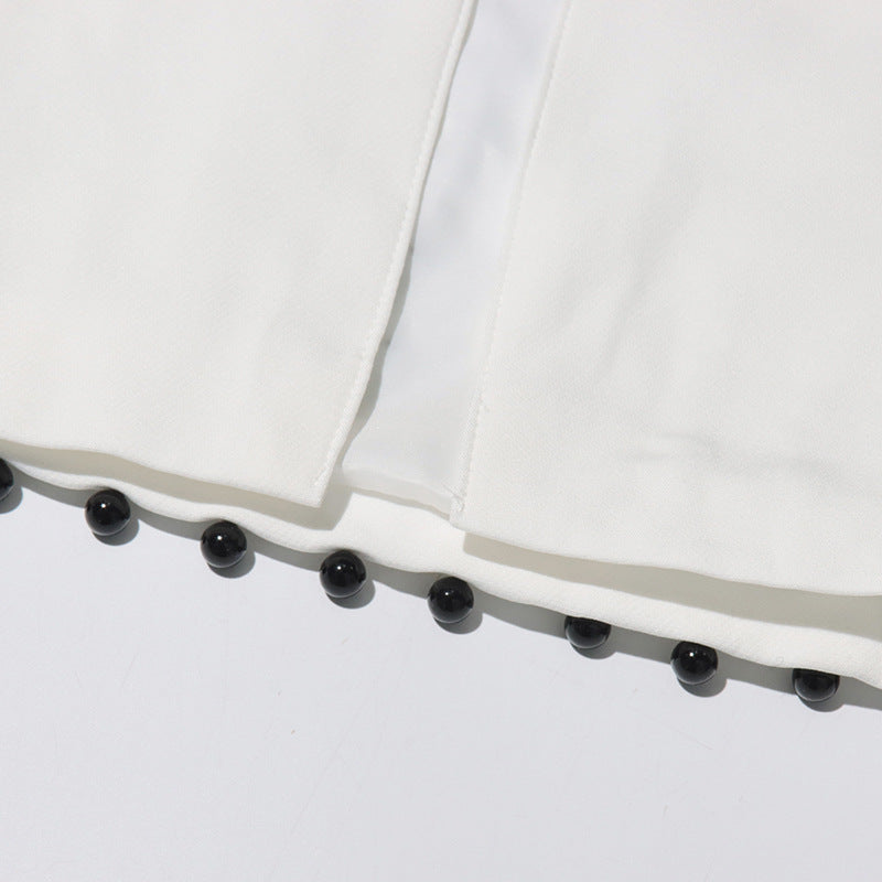 Women beaded top + skirt two-piece set 26