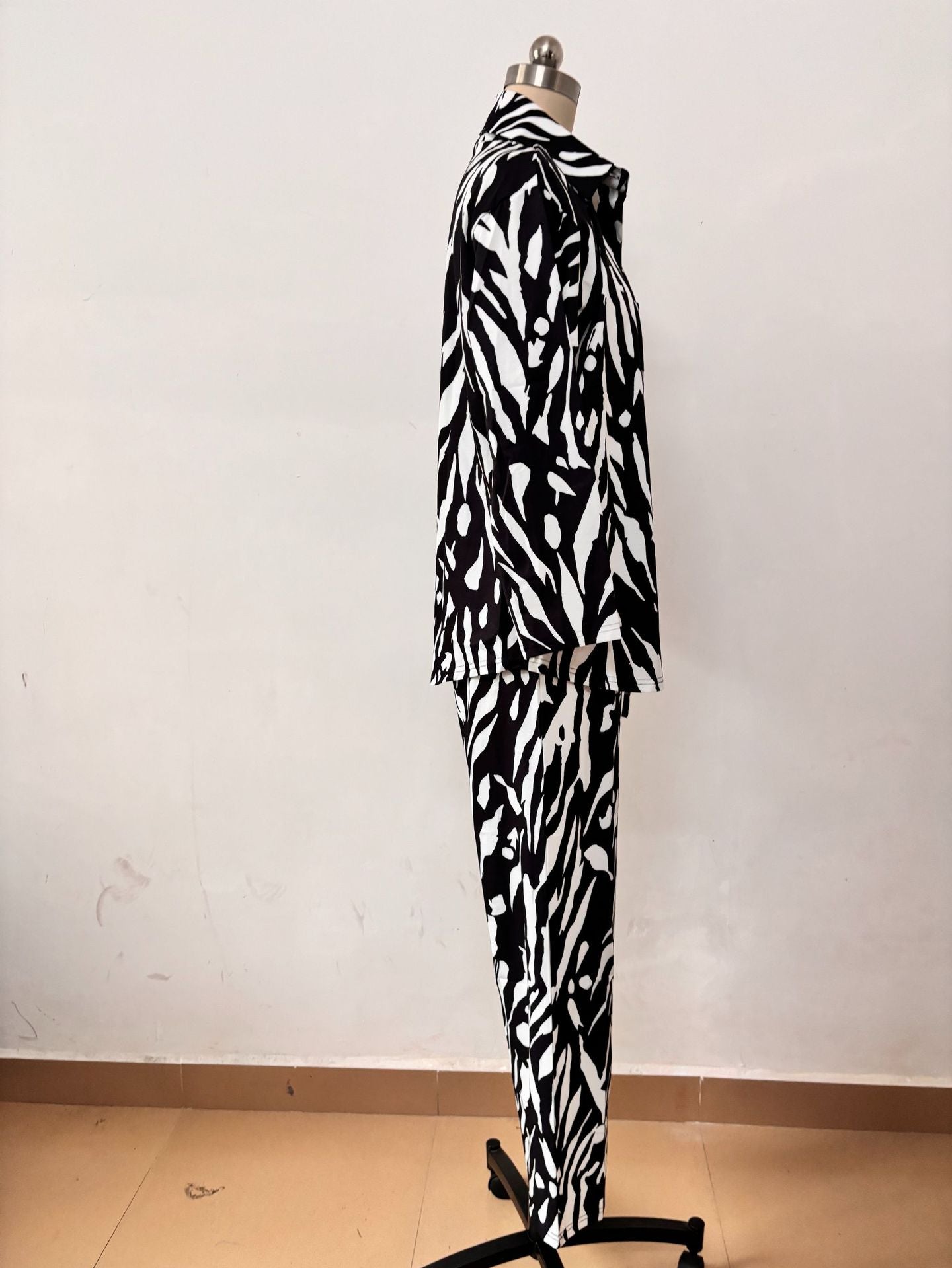 Women long-sleeved Top and long pants two-piece set 11