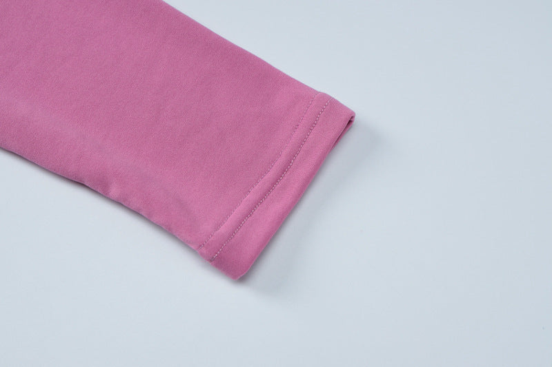 Women's Winter Fashion Slim Fit Hooded Sports Casual Solid Color Dress 17