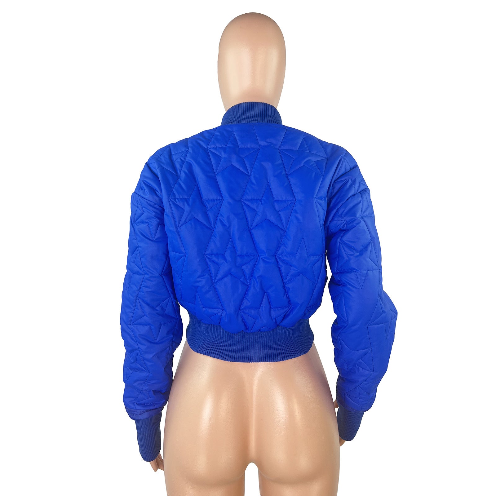Women Star Embossed Padded Jacket 15