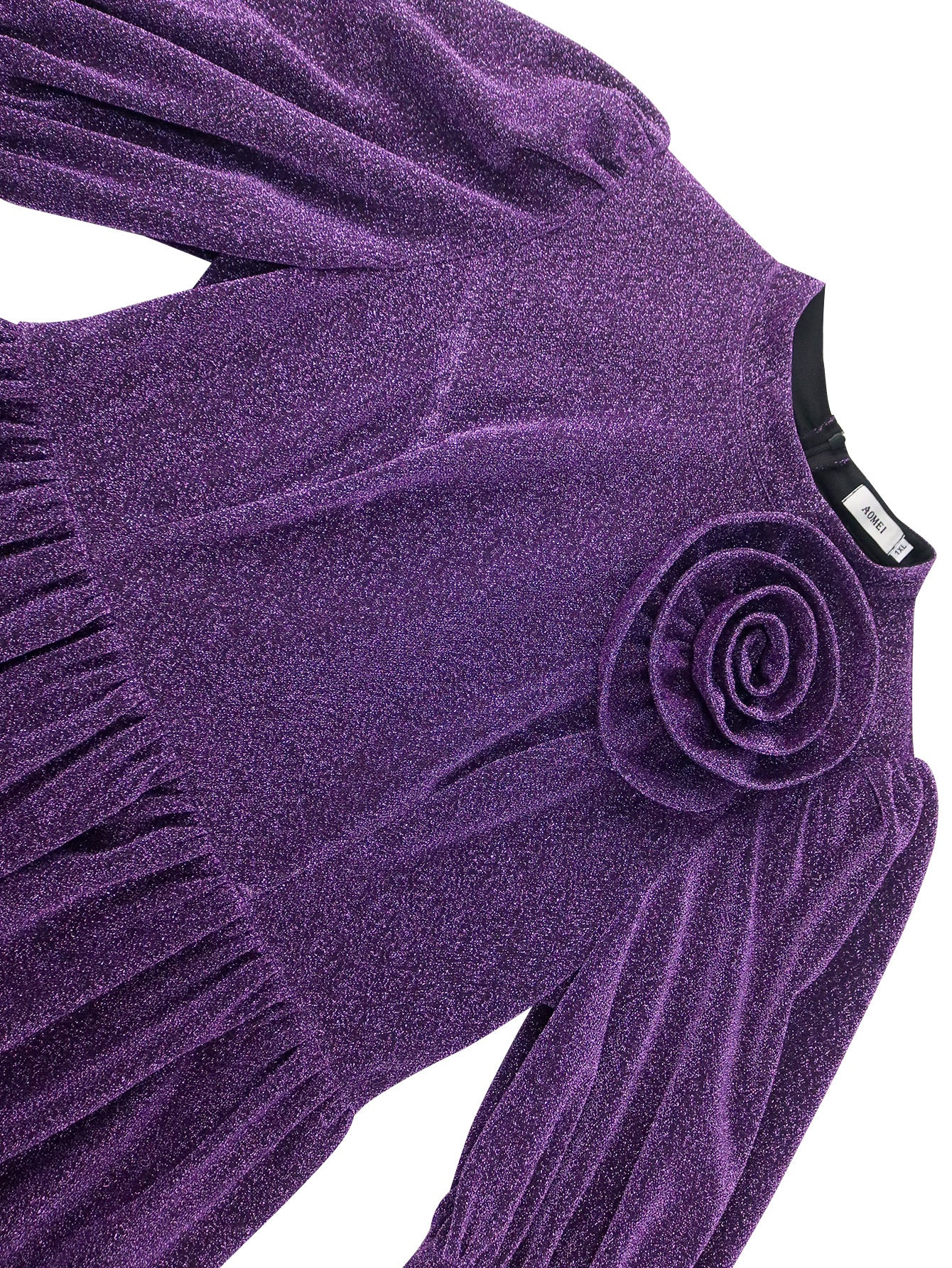 Women Solid Party Formal Party Floral Dresses 13