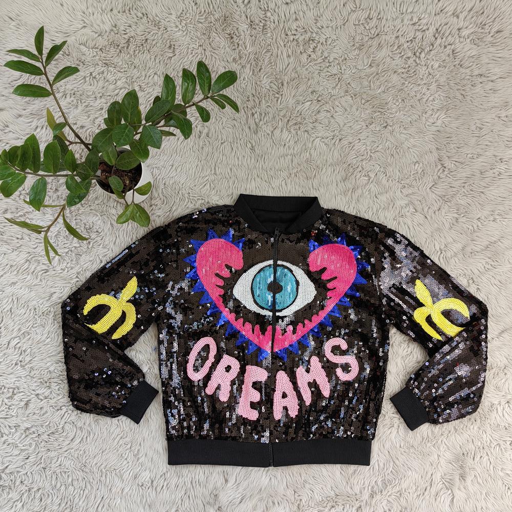 Women's Fashion Chic Career Long Sleeve Slim Fit Shiny Jacket 10