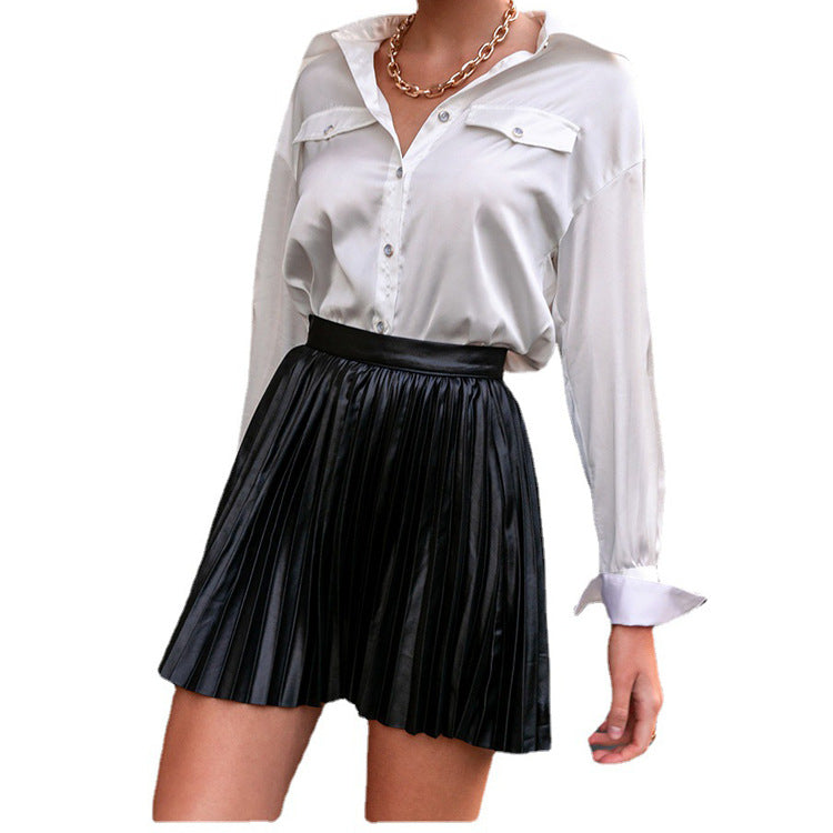 Women pleated skirt 7