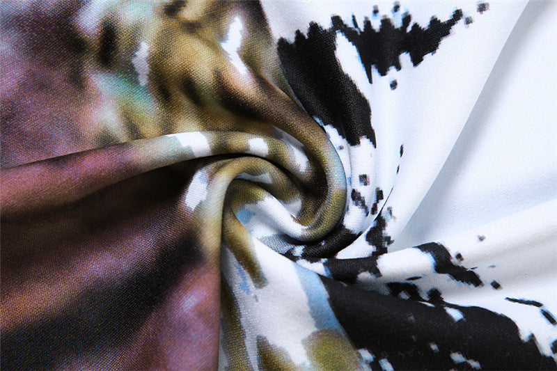 Fall Women Print Style Straight Casual Pants 16