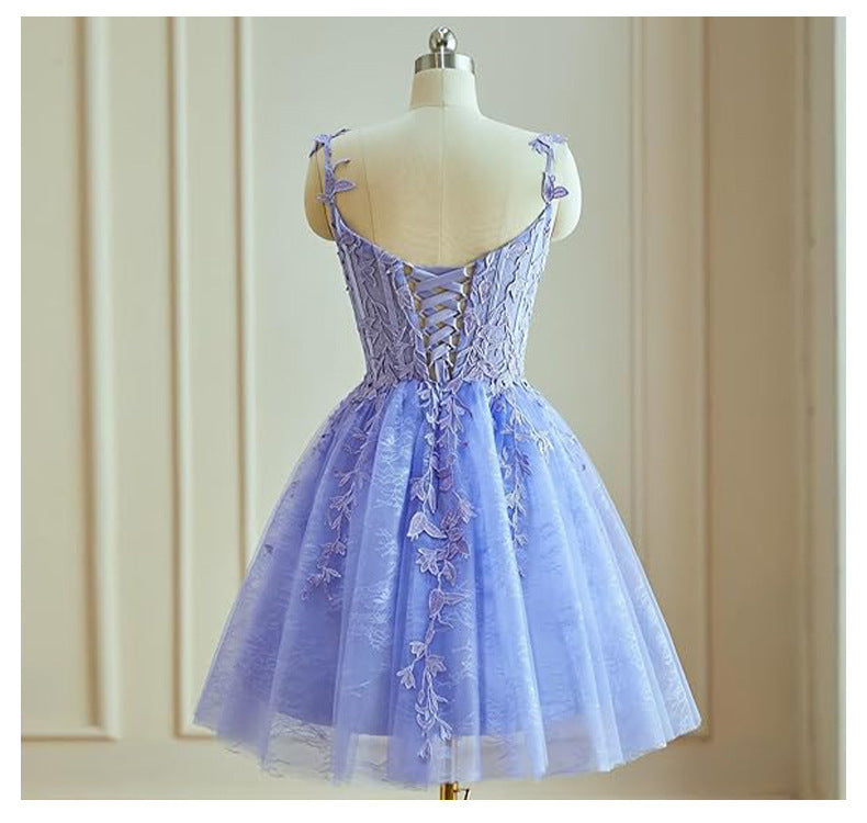 Women suspender sexy Formal Party evening dress（Processing time need 3-6 days） 9