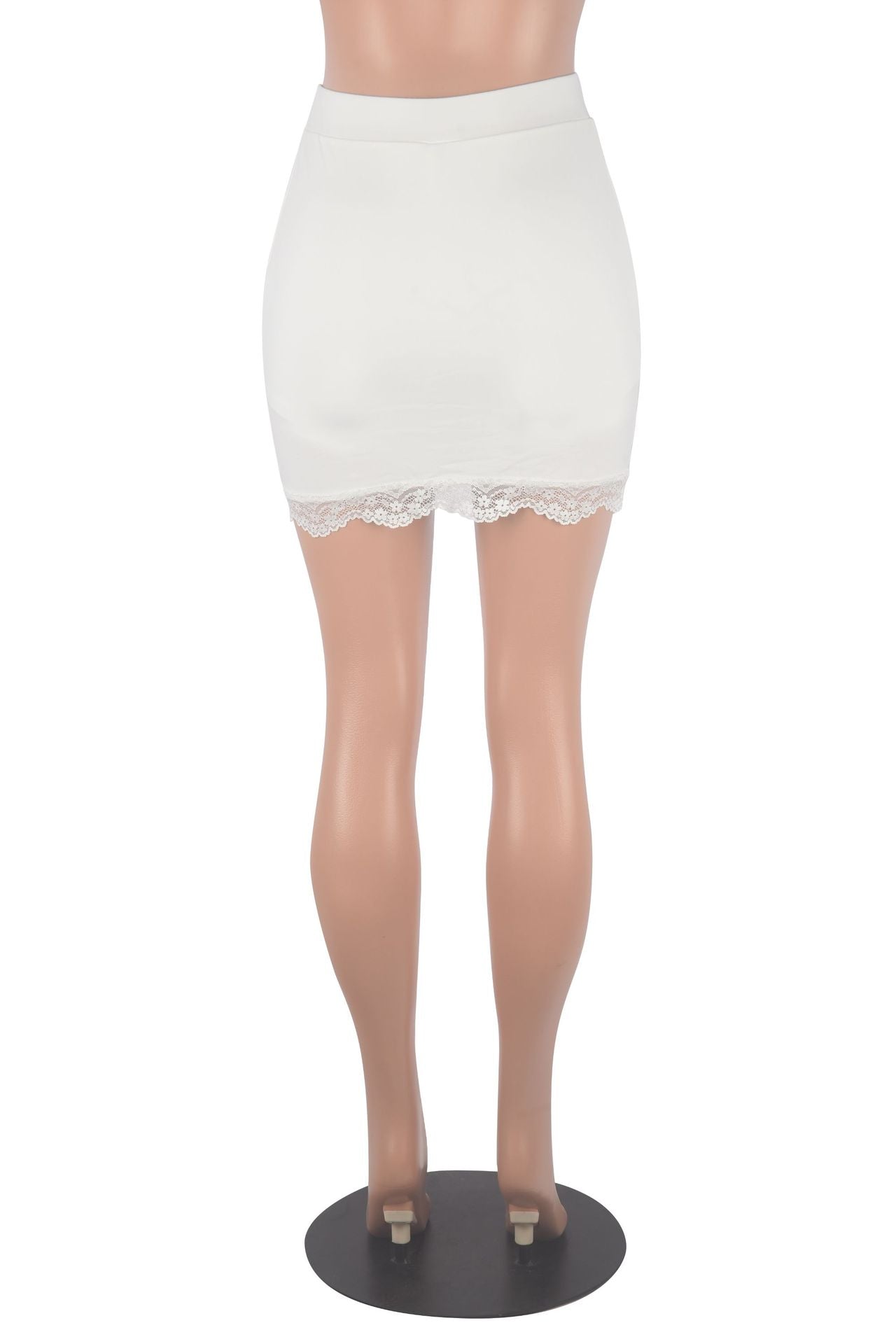 Women Sexy Lace Bodycon Mini Skirt 15
