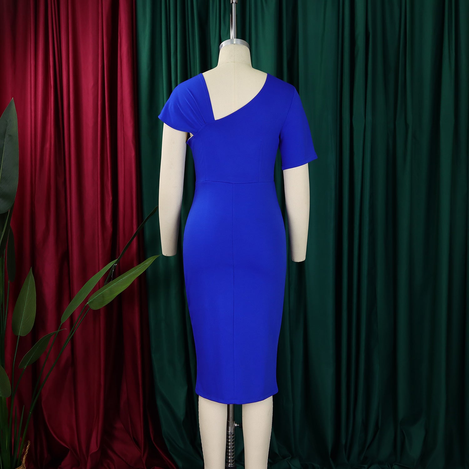 Beaded High Waist OL African Bodycon Dress 17