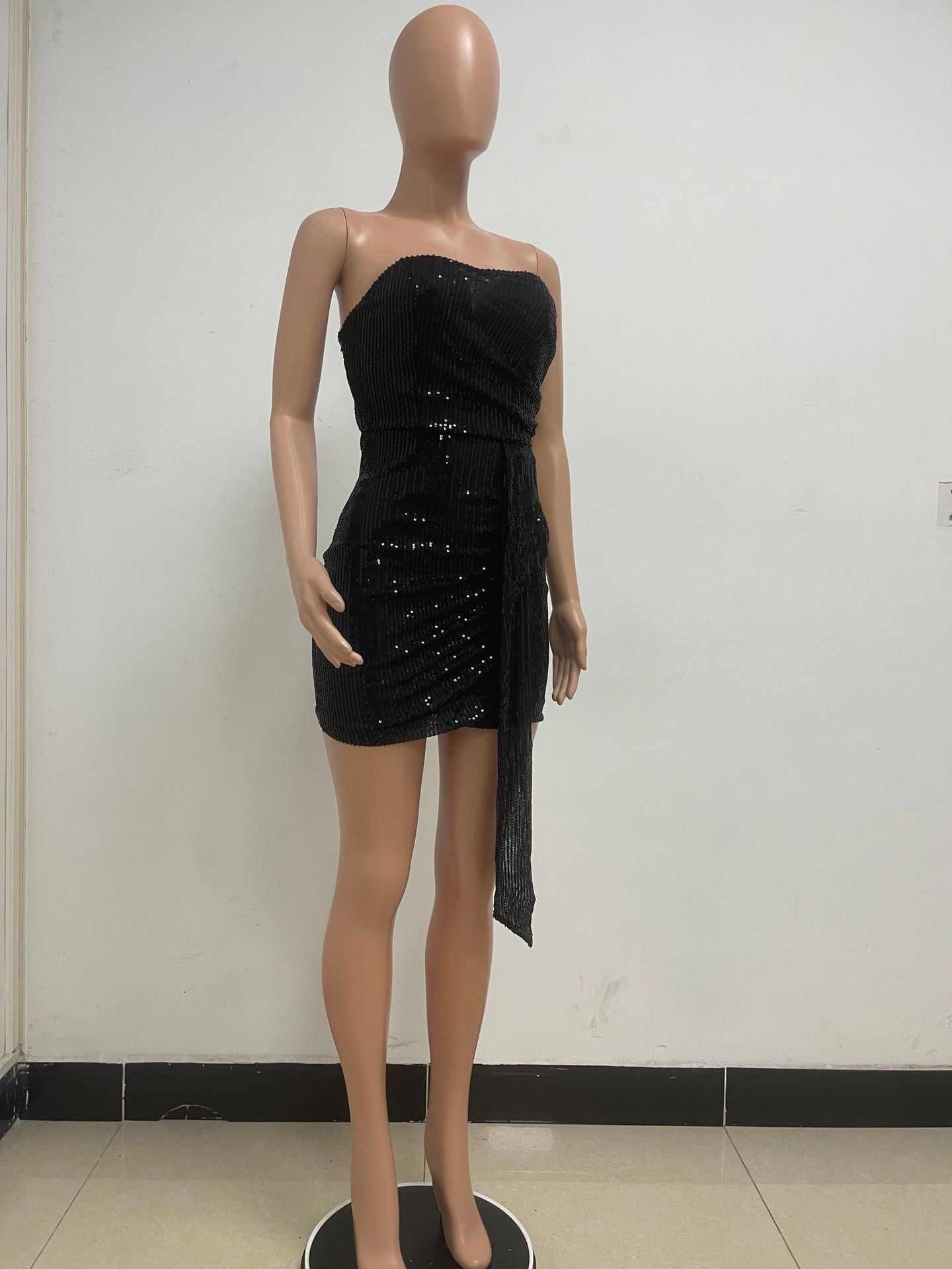 Women Summer Sleeveless Off Shoulder Backless Mini Dress 29