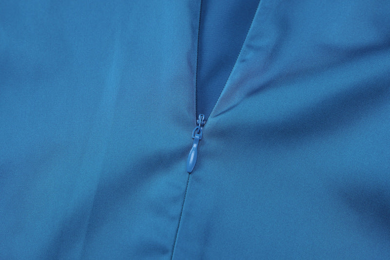 Women Autumn and Winter Turtleneck Solid Sexy Bodycon Dress 17