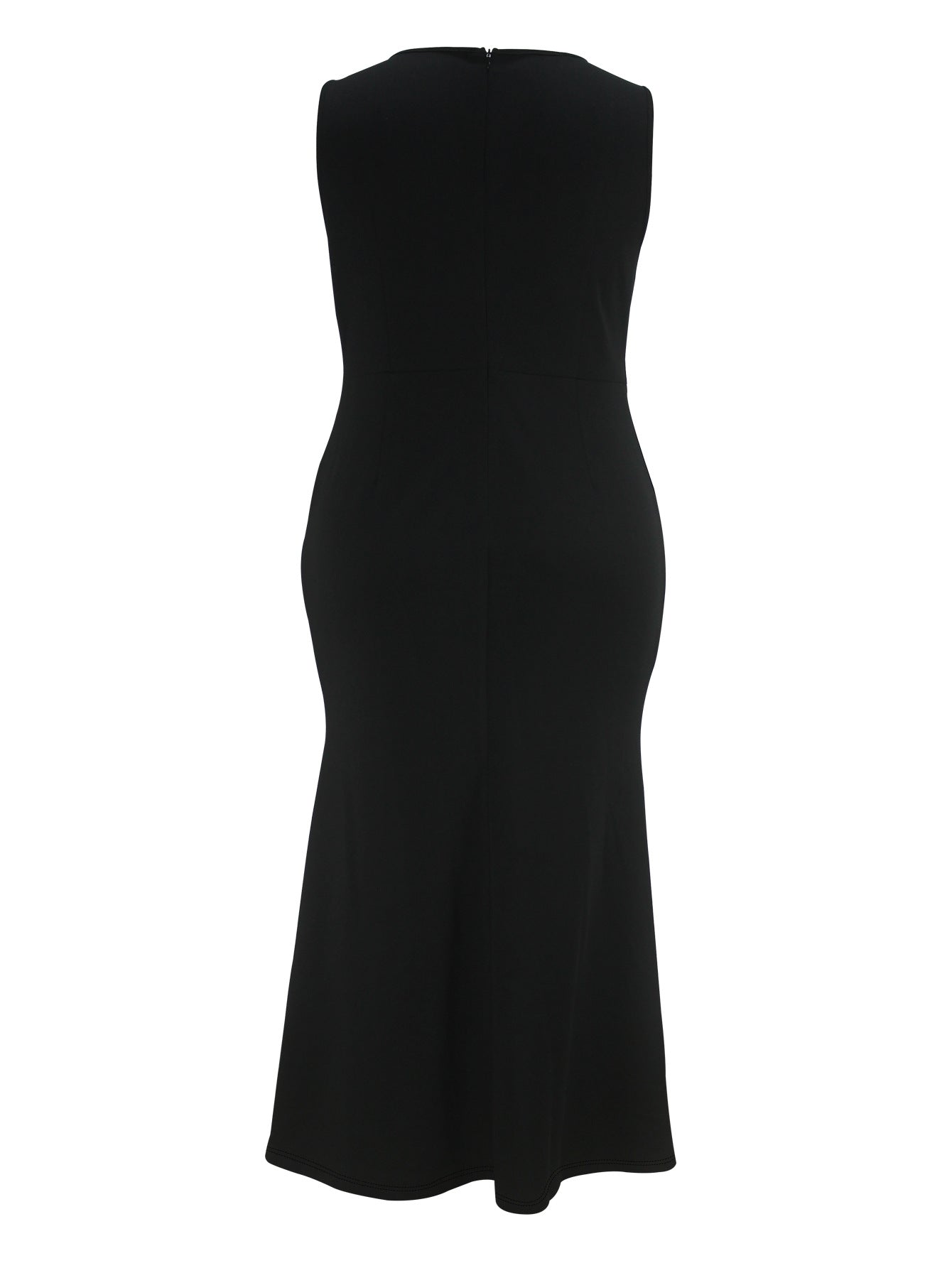 Plus-Size Women Solid Casual Suspender Skirt 14