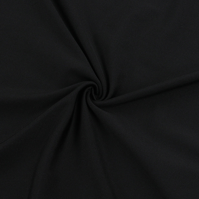 Women Autumn Sexy Hollow V-Neck Halter Neck Backless Bodycon Dress 15