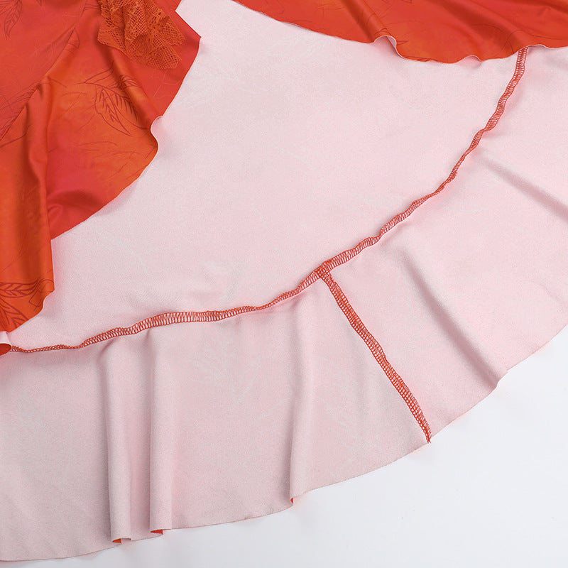 Summer Slit Waist Strap Bodycon Women's Dress 14