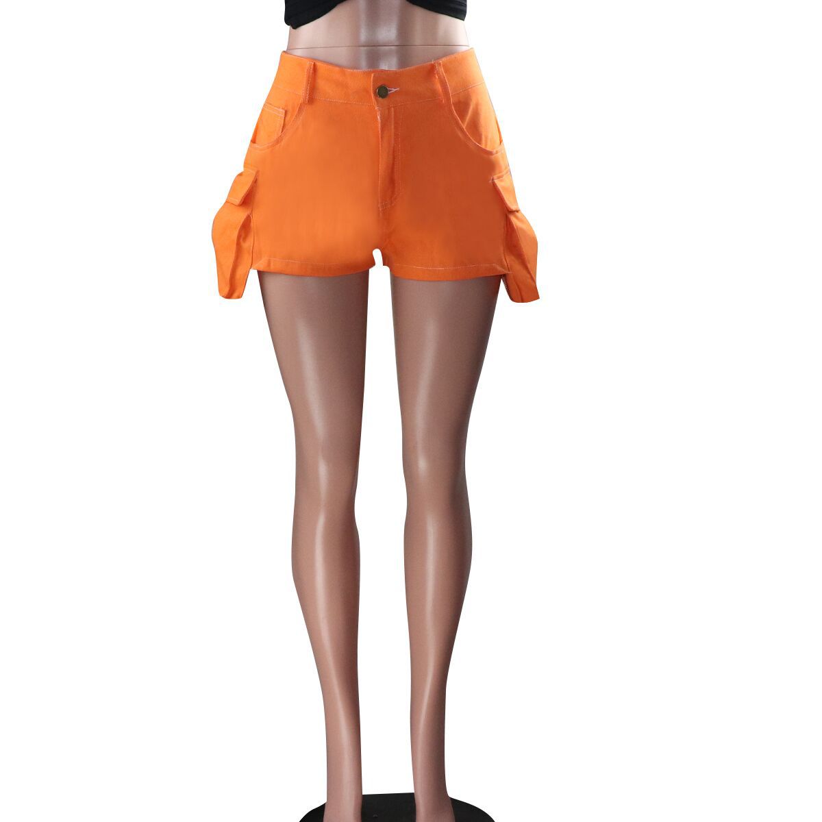 Women's Pocket Denim Shorts Casual Summer Style 23