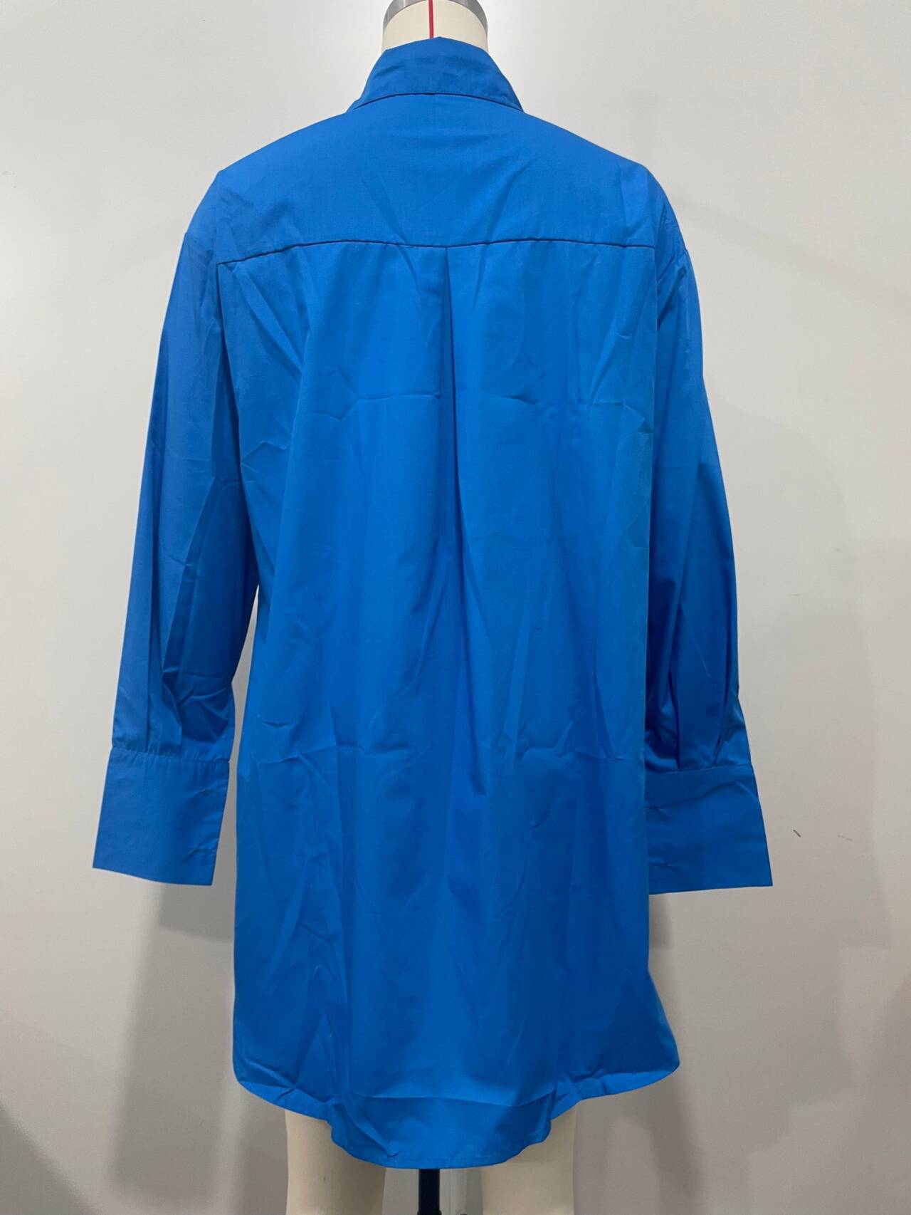 Women Solid Shirt Dress 6