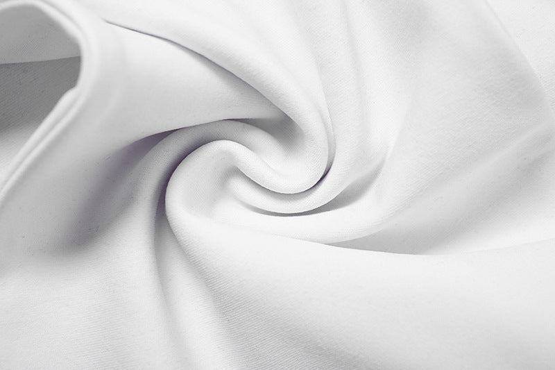 Women jacquard Lace-Up herringbone Strapless Top and Bodycon skirt two-piece set 20