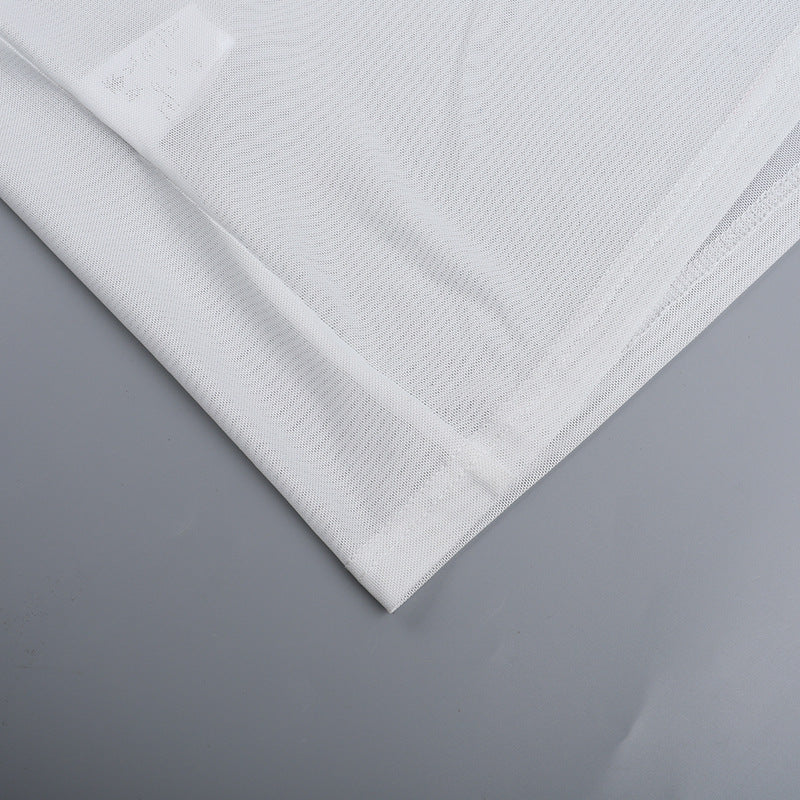 Women Mesh Slash Shoulder Bodycon Maxi Dress 17