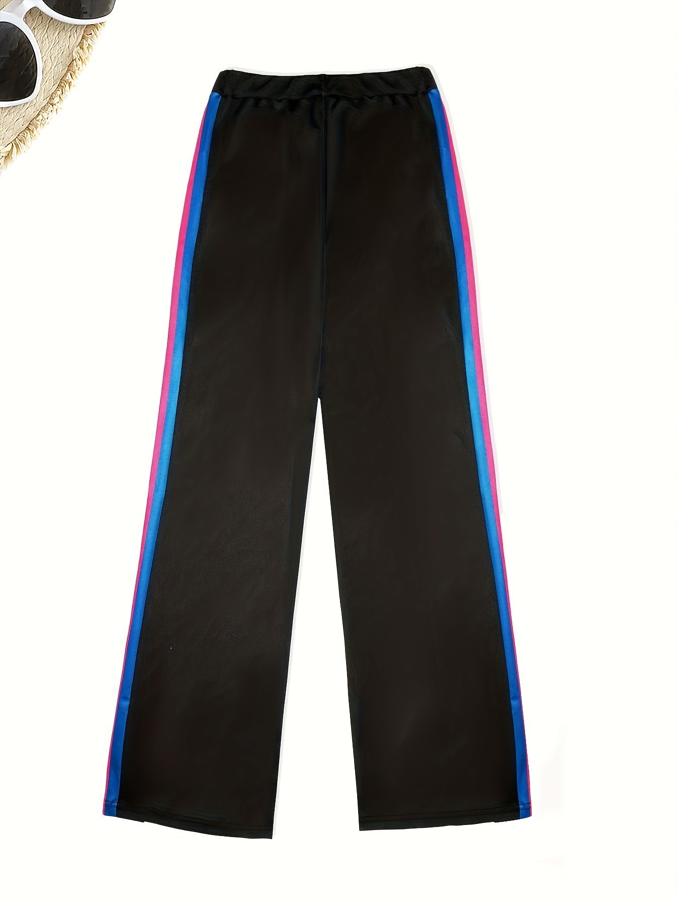Color Block Side Stripe Women's Trousers 9
