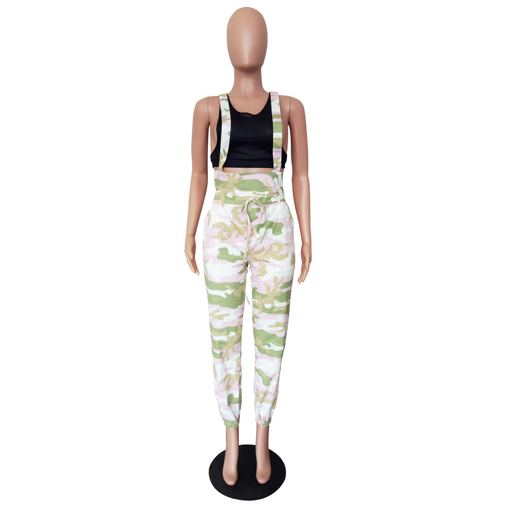 Women's Camouflage Overalls Pants 15