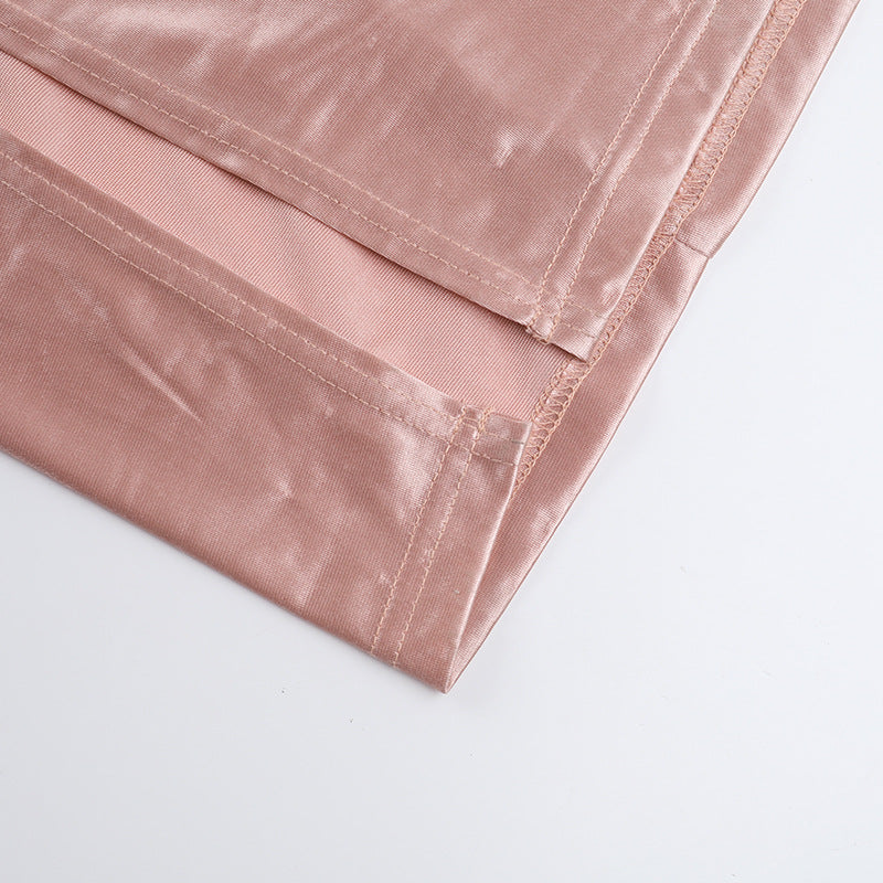 Women Crossover Halter Neck Sexy Cutout Slit Dress 17