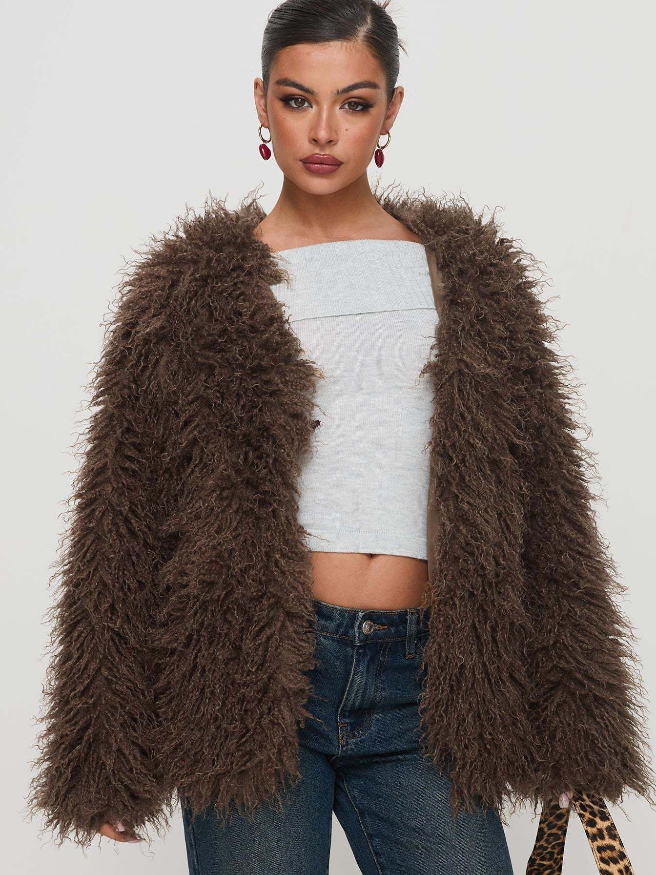 Fashion Faux Fur Coat Women's Jacket 3